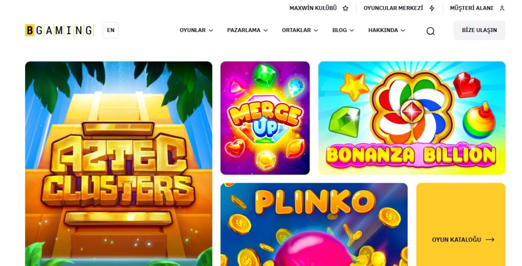 MersoBahis Bgaming Sağlayıcısı Oyunları