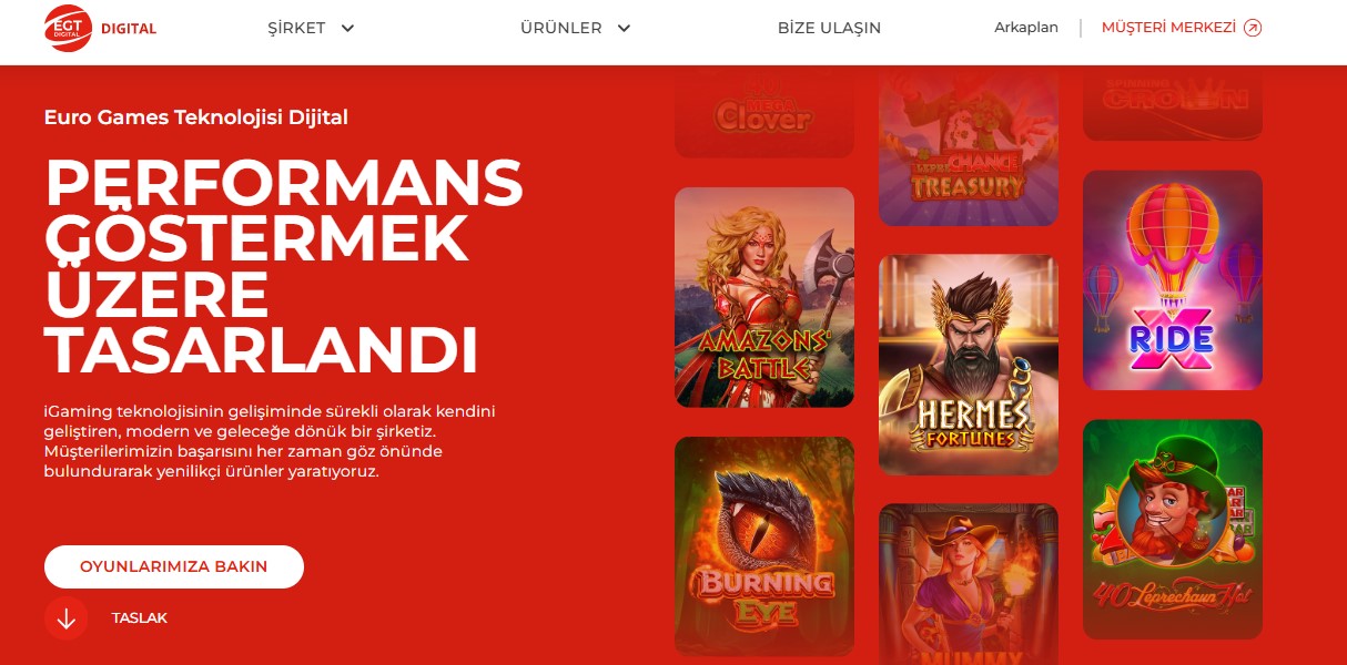 MersoBahis EGT Digital Sağlayıcısı Oyunları